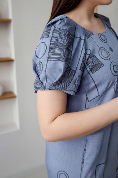 Платье ASV 2589 голубой - фото 4