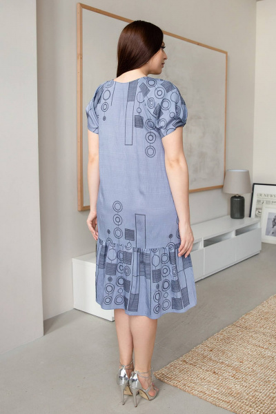 Платье ASV 2589 голубой - фото 3