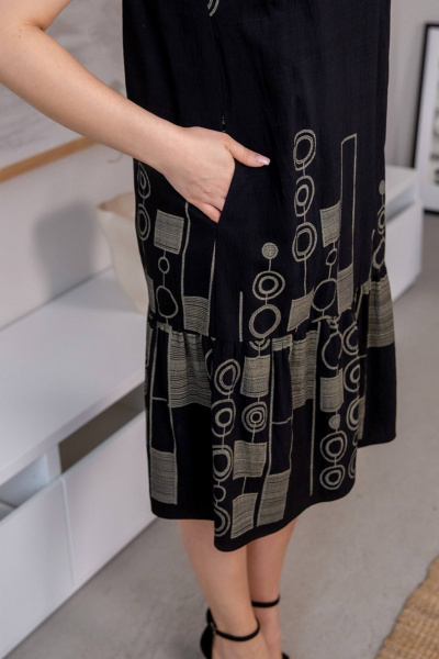 Платье ASV 2589 черный - фото 2