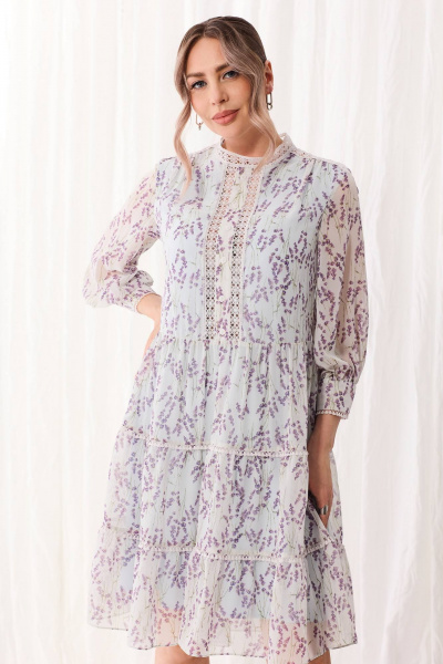 Платье Golden Valley 4881-1 светло-бирюзовый - фото 5