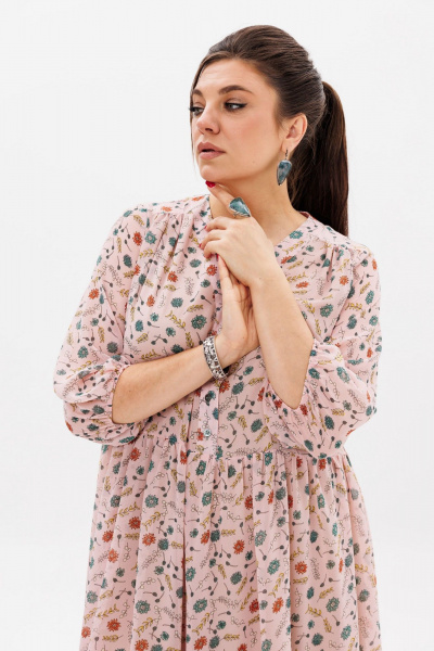 Платье Anelli 1460 цветочная_россыпь - фото 7