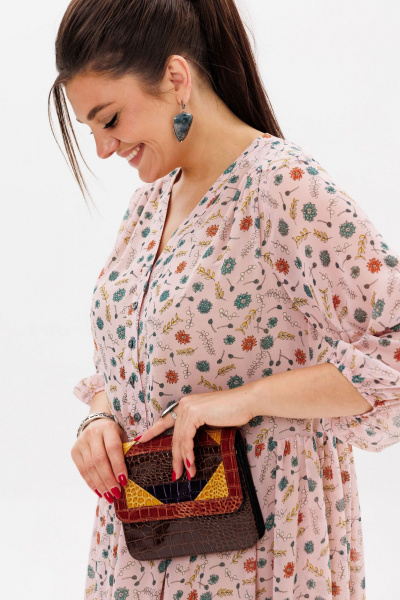 Платье Anelli 1460 цветочная_россыпь - фото 6