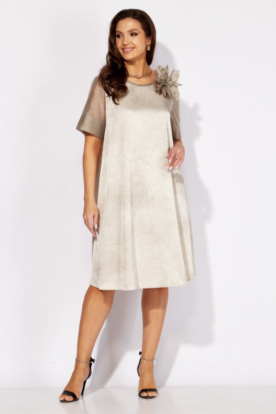 Брошь, платье TAiER 1359 белый_нефрит - фото 5