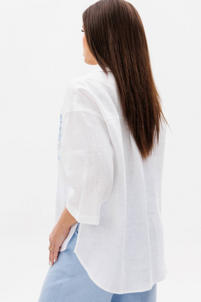Рубашка Ma Сherie 1173 белый - фото 6