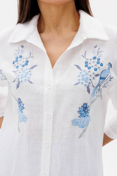 Рубашка Ma Сherie 1173 белый - фото 5