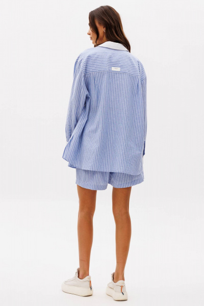 Рубашка, топ, шорты Fantazia Mod 5090 голубой - фото 5