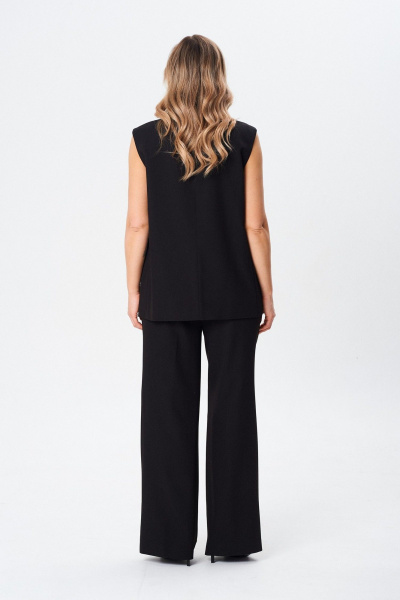 Брюки и жилет из текстиля с карманами для повседневного стиля BARBARA В228 - фото 6