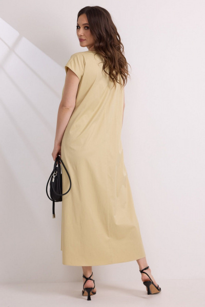 Жилет, платье Магия моды 2583 песочный - фото 7