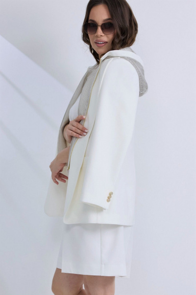 Жакет, шорты Магия моды 2586 белый - фото 5