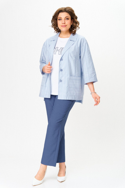 Брюки, жакет, топ ALEZA 1246 - фото 2