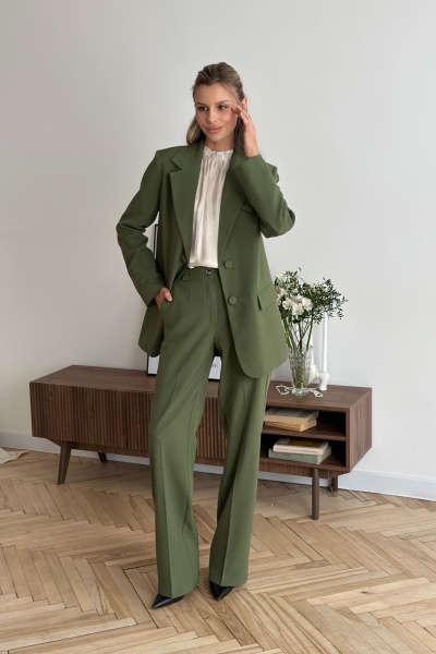 Брюки THE.WOMAN 0309 зелень - фото 6