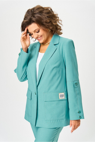 Брюки, жакет, топ Bonna Image 987/5 морская_волна - фото 12