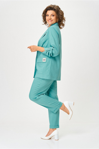 Брюки, жакет, топ Bonna Image 987/5 морская_волна - фото 8