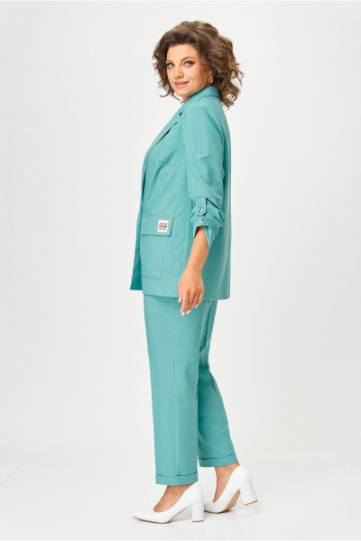 Брюки, жакет, топ Bonna Image 987/5 морская_волна - фото 7