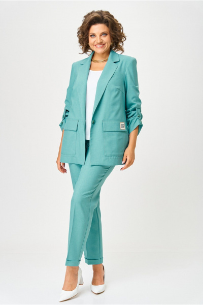 Брюки, жакет, топ Bonna Image 987/5 морская_волна - фото 1