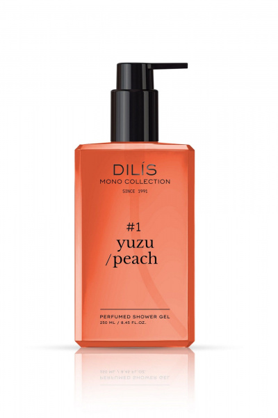 Гель для душа DILIS PERFUMED SHOWER GEL #1 YUZU/PEACH - фото 1