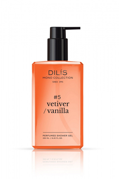 Гель для душа DILIS PERFUMED SHOWER GEL #5 VETIVER/VANILLA - фото 1