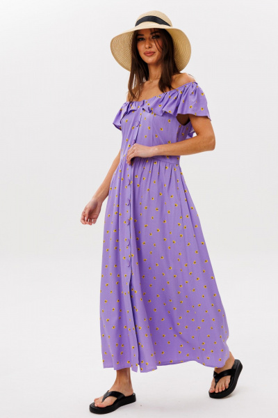Сарафан Ларс Стиль 1093 сирень - фото 2
