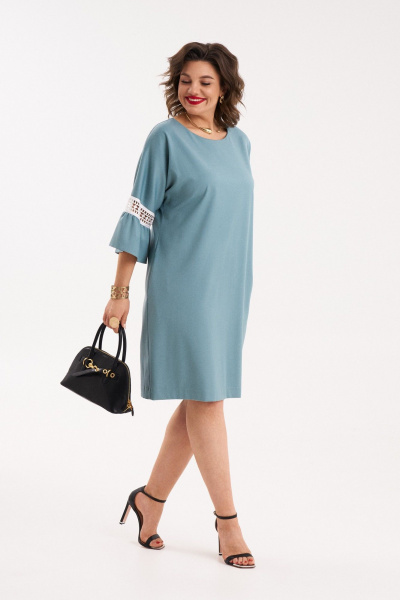 Платье с разрезом и кружевными деталями для особых случаев Almirastyle 288 - фото 3