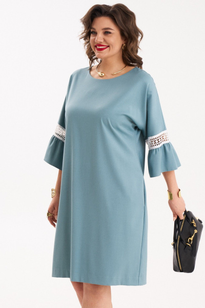 Платье с разрезом и кружевными деталями для особых случаев Almirastyle 288 - фото 2