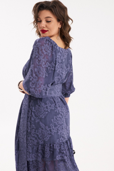 Платье с кружевом и съемным поясом для вечерних и торжественных мероприятий Almirastyle 276 - фото 6