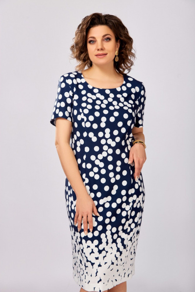 Платье Swallow 847.2 синий_индиго - фото 6