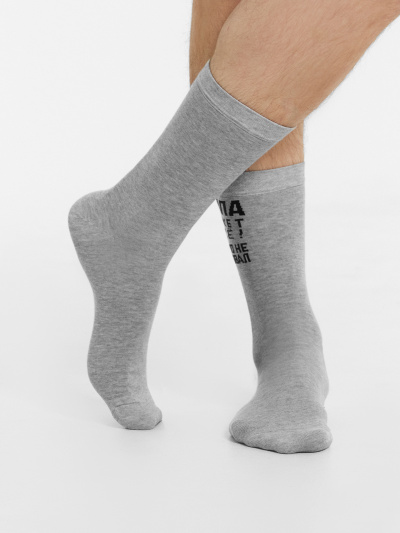 Носки Mark Formelle 017A-2257/223017A серый_меланж_3_рис.2257 - фото 6