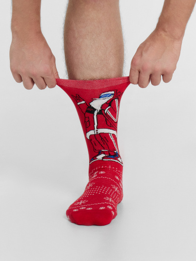 Носки Mark Formelle 017K-2602/23017K-2 я.красный_рис.2602 - фото 4