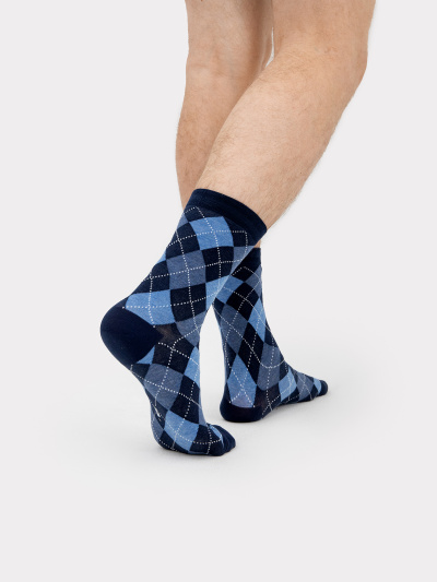Носки Mark Formelle 017K-2657/23017K-2 т.синий_рис.2657 - фото 4