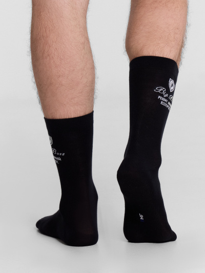 Носки Mark Formelle 017K-3025/24017K-1 черный_рис.3025 - фото 2