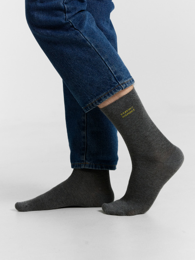 Носки Mark Formelle 017K-3035/24017K-1 т.серый_меланж_рис.3035 - фото 1