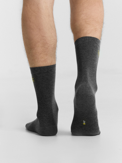 Носки Mark Formelle 017K-3035/24017K-1 т.серый_меланж_рис.3035 - фото 6