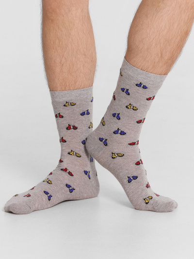 Носки Mark Formelle 017K-3046/24017K серый_меланж_рис.3046 - фото 9