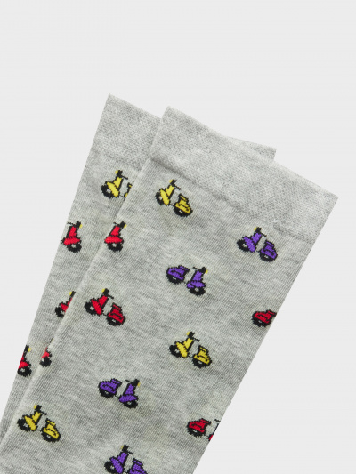 Носки Mark Formelle 017K-3046/24017K серый_меланж_рис.3046 - фото 2