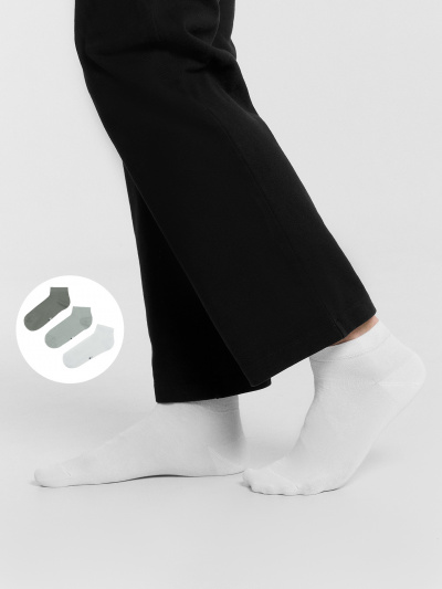 Носки Mark Formelle 101A-229/243101A белый_св.оливка_оливка_рис.229 - фото 1