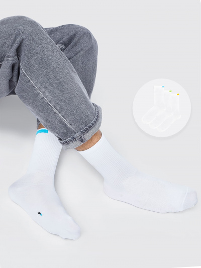 Носки Mark Formelle 107A-1916/213107A-1 белый_3_рис.1916 - фото 1