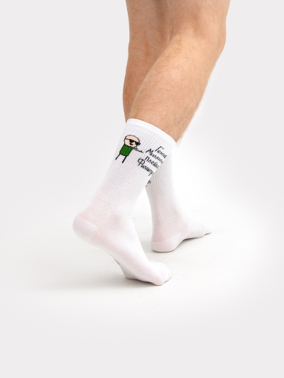 Носки Mark Formelle 107K-2503/23107K-1 белый_рис.2503 - фото 3