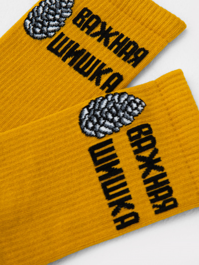 Носки Mark Formelle 107K-2674/23107K-2 горчичный_рис.2674 - фото 4