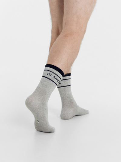 Носки Mark Formelle 107K-2683/24107K серый_меланж_рис.2683 - фото 1