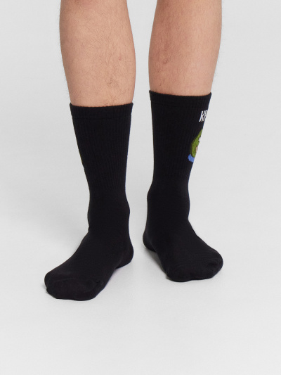 Носки Mark Formelle 107K-3027/24107K-2 черный_рис.3027 - фото 1