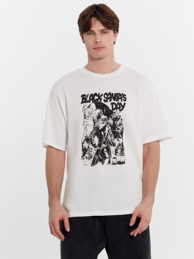 Футболка Mark Formelle 111772/24-4217П-0 белый_печать_1_сл_на_пол - фото 1