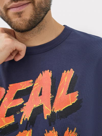 Футболка Mark Formelle 111785/22/2849П-0 морской_печать_3_сл_на_пол_ТП - фото 4