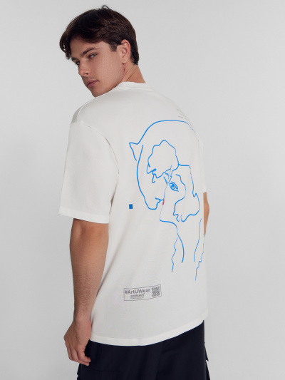 Футболка Mark Formelle 111846/24-3575П-0 белый_печать3_2_сл_на_пол_3_сл_на_спинке - фото 13