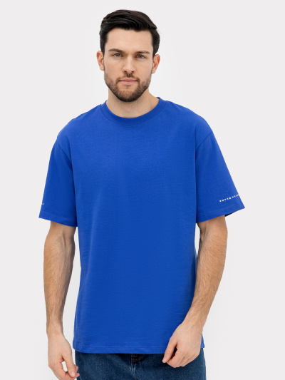 Футболка Mark Formelle 111846/24-3575П-0 ультрамарин_печать_2_сл_на_ЛВ_рук_2сл_на_ПР_рук_ТП_Д - фото 3