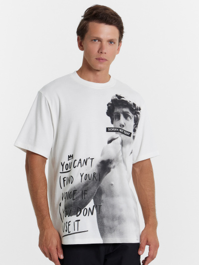 Футболка Mark Formelle 111846/24-3856П-0 белый_печать_3_сл_на_пол_ТП - фото 9