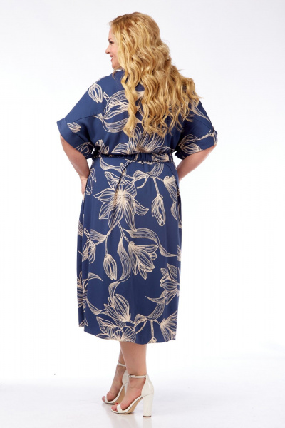 Платье Элль-стиль 2374 джинс - фото 2