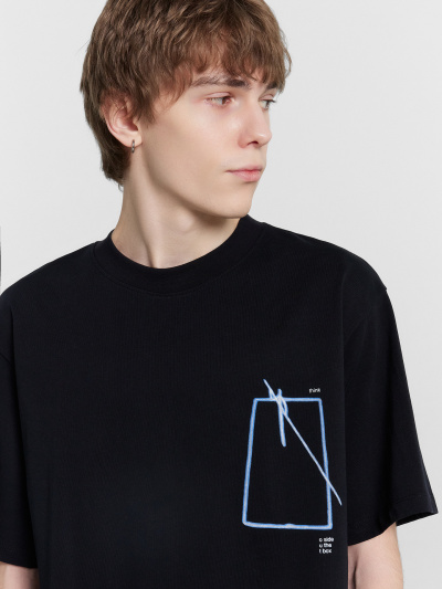 Футболка Mark Formelle 111846/24-3856П-0 черный_печать_2_сл_на_пол_3_сл_на_спинке - фото 4