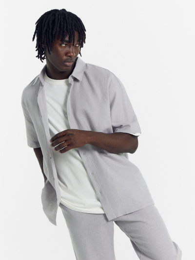 Рубашка Mark Formelle 111847/1/24-3743Ц-9 св.серый - фото 1