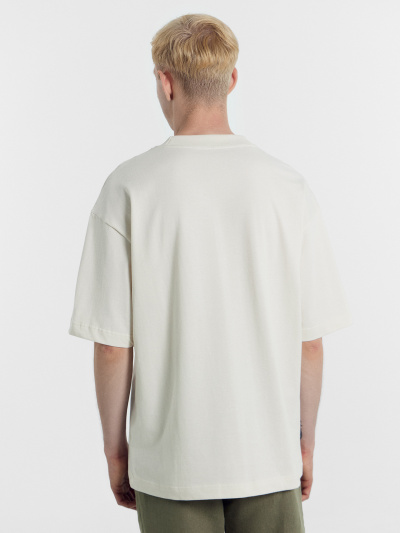 Футболка Mark Formelle 111883/24-3706П-0 белый_песок_печать_Печать - фото 4