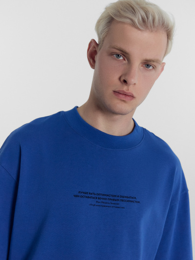 Футболка Mark Formelle 111883/24-3706П-0 синий_печать_Печать - фото 4